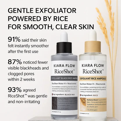KIARA FLOW RiceShot™ Duo Exfoliator