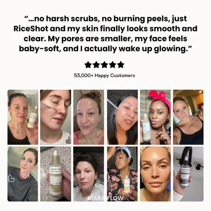 KIARA FLOW RiceShot™ Duo Exfoliator